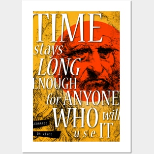 Leonardo da Vinci Inspirational Quote Posters and Art